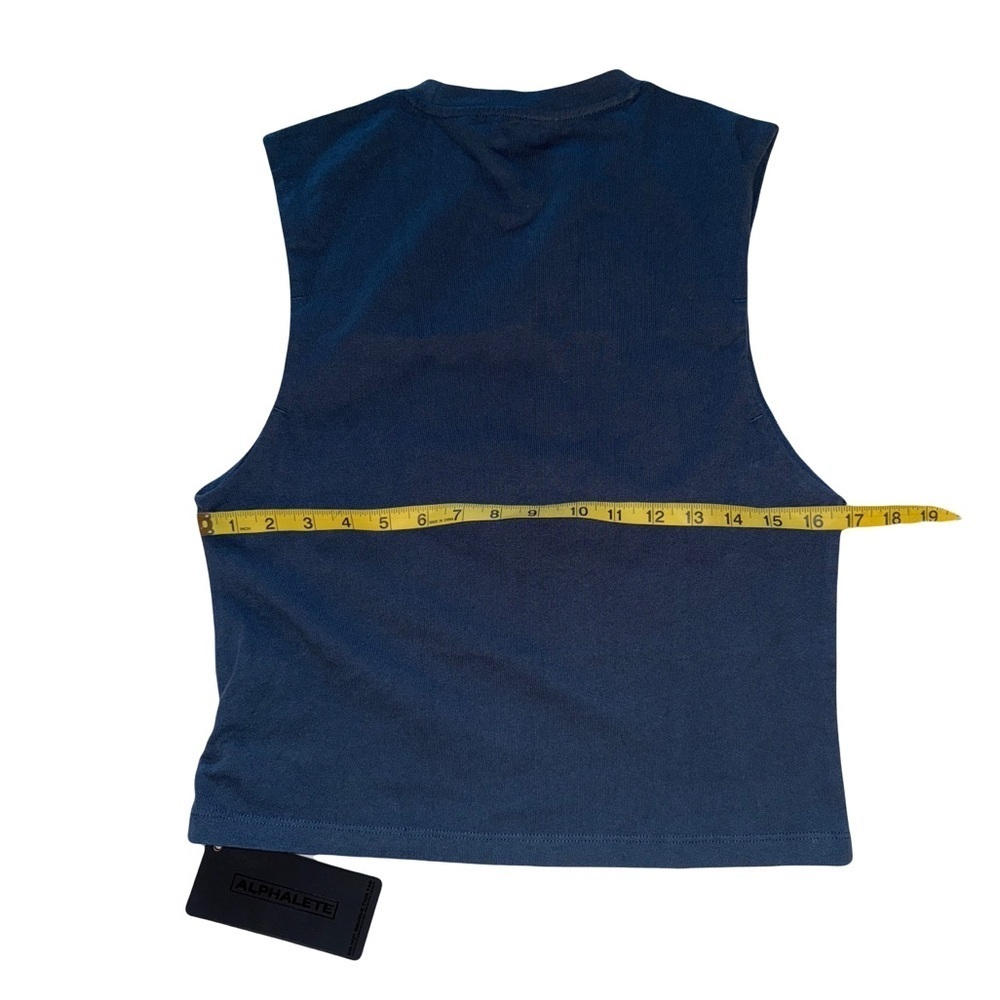 NWT Alphalete Women’s Blue Athletic Tank Medium - Picture 2 of 5
